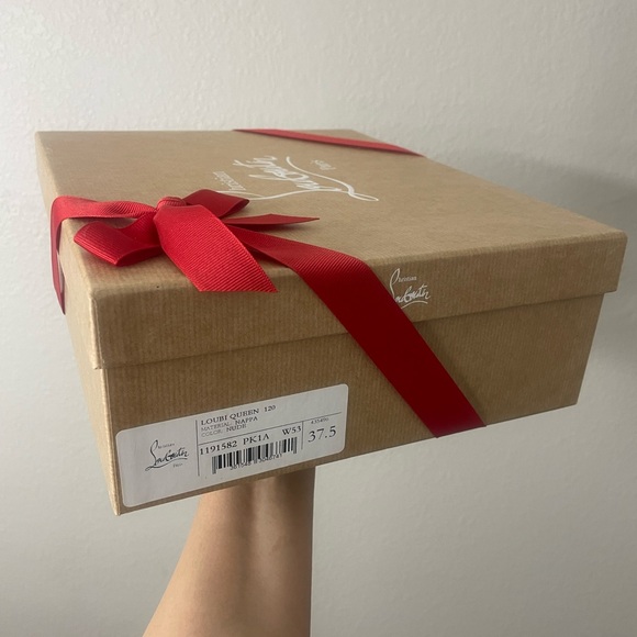 Christian Louboutin -Loubi Queen -Women Size 7 -Nappa Leather (Nude) - Picture 5 of 8